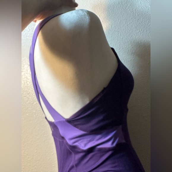 Lululemon Women Tank Top Purple Gray Sleeveless Scoop Neck
Cross Back Straps sz4 - Picture 14 of 16